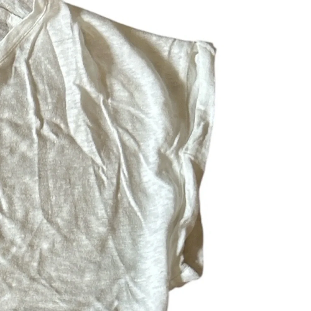 J Crew point sur linen roll cuff tee - Picture 4 of 6